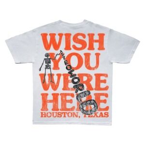 Travis Scott Astroworld Wish You Were Here 2018 Houston Texas‎ T-Shirt White 2XL